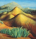 carrington mountain ranges from yegen, andalusia c1924