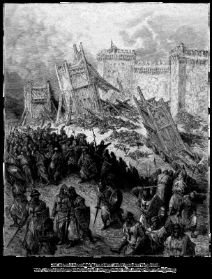 Cru024 Second Assault of Jerusalem The Crusaders Repulsed GustaveDore sqs