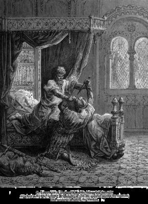 Cru081 Edward III of England Kills His Attempted Assassin GustaveDore sqs