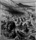 Cru044 Crusaders Surrounded by Saladins Army GustaveDore sqs