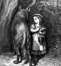 Gd 0001 Red Riding Hood meets old Father Wolf GustaveDore sqs