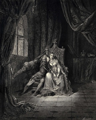 dore gustave 17 in its leaves that day we read no more canto