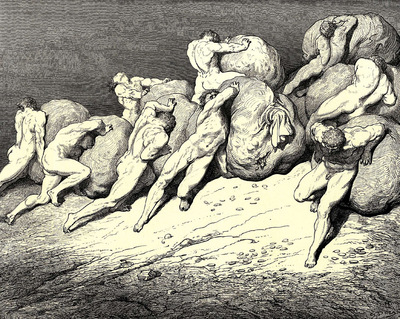 Dore Gustave 22 Not all the gold that is beneath the moon might purchase rest for one