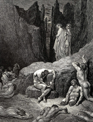 Dore Gustave 59  But Virgile tells me What are you looking at  Why are you still looking at those sad and horrible shadows