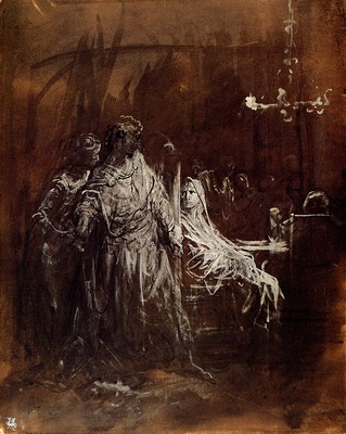 ma Dore Apparition du Spectre de Banquo Macbeth