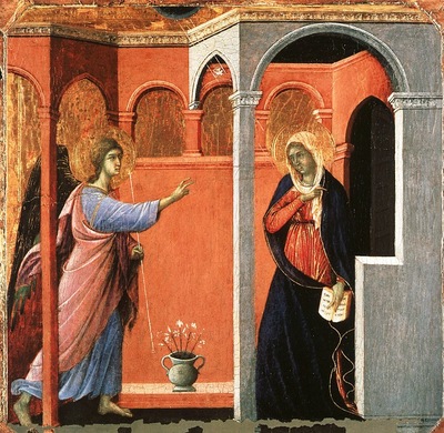 Duccio Annunciation, National Gallery, London