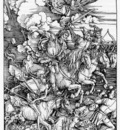 DURER THE FOUR HORSEMEN OF THE APOCALYPSE,1498, WOODCUT