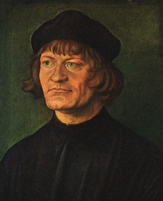 DURER PORTRAIT OF A CLERGYMAN,1516, GALERIE GRAF CZERNIN,WIE