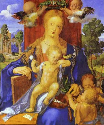 Albrecht Durer Madonna with a Siskin