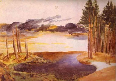 Albrecht Durer Pond in the Woods