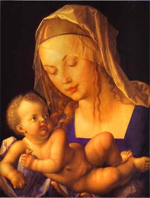 Albrecht Durer Virgin and Child with Half a Pear