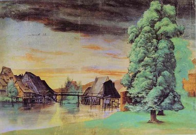 Albrecht Durer Willow Mill