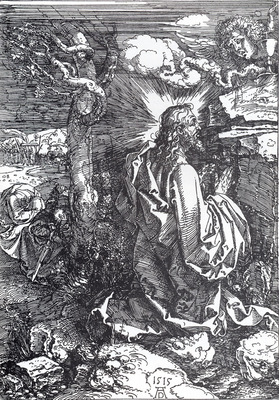 Durer Agony In The Garden Etching