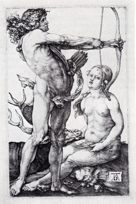 Durer Apollo And Diana