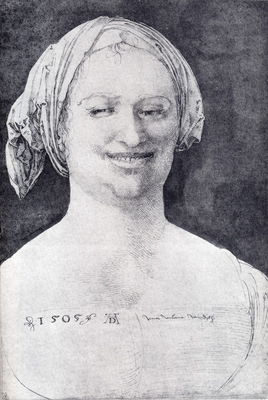 durer laughing peasant woman