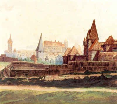 ls Durero 09Vista de Nuremberg frangmento