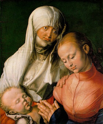 DURER ST ANNE WITH THE VIRGIN AND CHILD,1519, METROPOLITAN M