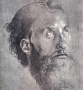 Durer Head Of An Apostle Looking Upward
