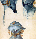 ls Durero 17Tres estudios de un casco