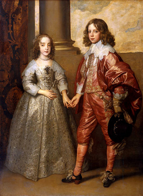 Dyck van Anthonie Willem II and Maria Stuart Sun