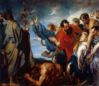 Dyck van Antoon Mozes and the brass snake Sun