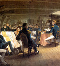 MPA Augustus Earle Divine Service on board a British Frigate, H M S  Hyperion, 1820 sqs