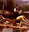 Ekenaes Jahn Fischfang Am Flusse