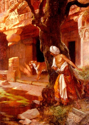 Ernst Rudolf Awaiting The Tiger