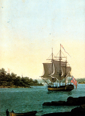 MPA George Evans Port Jackson from Dawes Point, 1809 sqs