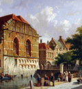 Eversen Adrianus View on canal Sun