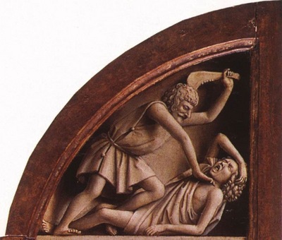 Eyck Jan van The Ghent Altarpiece The Killing of Abel