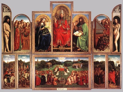 Eyck Jan van The Ghent Altarpiece wings open