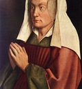 Eyck Jan van The Ghent Altarpiece The Donor s Wife detail
