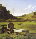flandrin paul i penitenti nella campagna romana