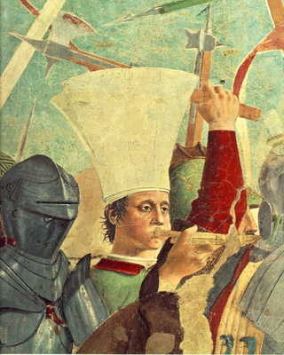 Piero della Francesca The Arezzo Cycle Battle between Heraclius and Chosroes detail [01]