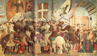 Piero della Francesca The Arezzo Cycle Battle between Heraclius and Chosroes detail [04]