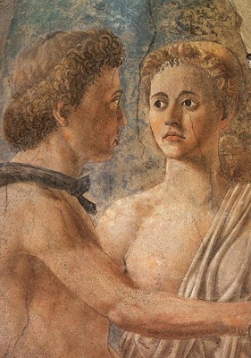 Piero della Francesca The Arezzo Cycle Death of Adam detail [02]