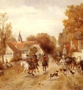 Friedlander Alfred Ritter von Malheim The Approaching Cavalry