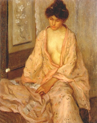 frieseke femme en rose
