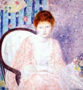 frieseke lady in rose c1910