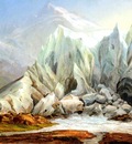 Fruhes Schweizer Schule Gletscher Landschaft