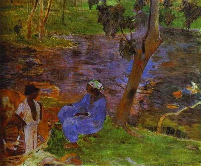 Gauguin At The Pond