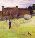 Gauguin Hay Making In Brittany