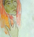 Gauguin Head Of A Woman