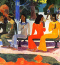 Gauguin Paul The market Sun