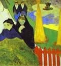 Gauguin Women From Arles In The Public Garden, The Mistral