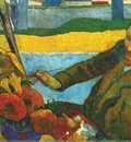 gauguin van gogh painting sunflowers