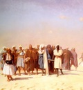 Egyptian Recruits crossing the Desert