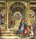 GHIRLANDAIO EXPULSION OF JOACHIM FROM THE TEMPLE, CAPPELLA T