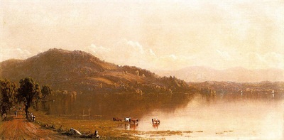 Gifford Sanford Robinson Mt  Merino on the Hudson near Olana